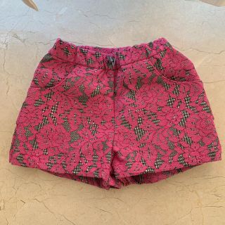 ベベ(BeBe)のLe cou cou 新品　未使用　ショートパンツ　フリフリ　レース　あったか(パンツ/スパッツ)