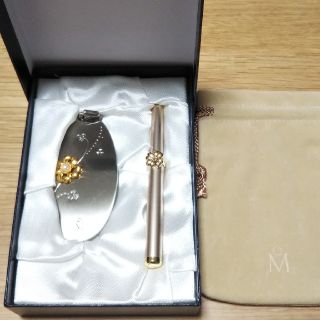 ミキモト(MIKIMOTO)の【値下げしました】MIKIMOTO  ミラー&リップブラシ(その他)