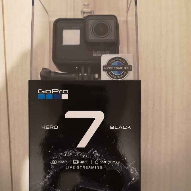 GoPro(ゴープロ)のgo pro hero7 black スマホ/家電/カメラのカメラ(コンパクトデジタルカメラ)の商品写真