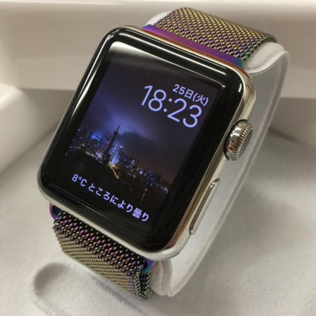 Apple Watch - Apple Watch Stainless製 38mm アップルウォッチの通販 by トロコスのお店｜アップルウォッチならラクマ