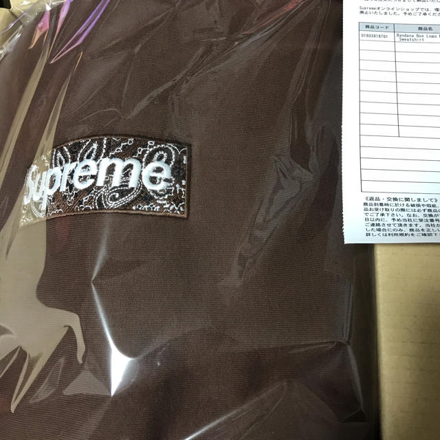 Supreme(シュプリーム)の本物LOVE様 Bandana Box Logo Hooded Sweat メンズのトップス(パーカー)の商品写真