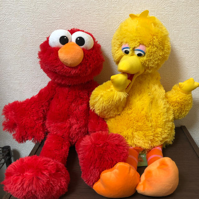 SESAME STREET(セサミストリート)の新品 セサミストリート エルモ ビックバード ぬいぐるみ 2点セット エンタメ/ホビーのおもちゃ/ぬいぐるみ(ぬいぐるみ)の商品写真