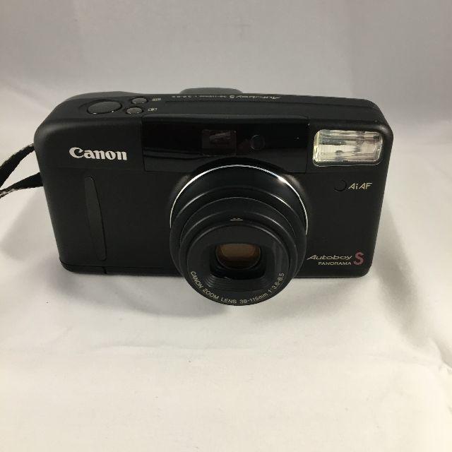 Canon(キヤノン)のCanon　キャノン AutoboyS　ブラック　ケース付 スマホ/家電/カメラのカメラ(フィルムカメラ)の商品写真