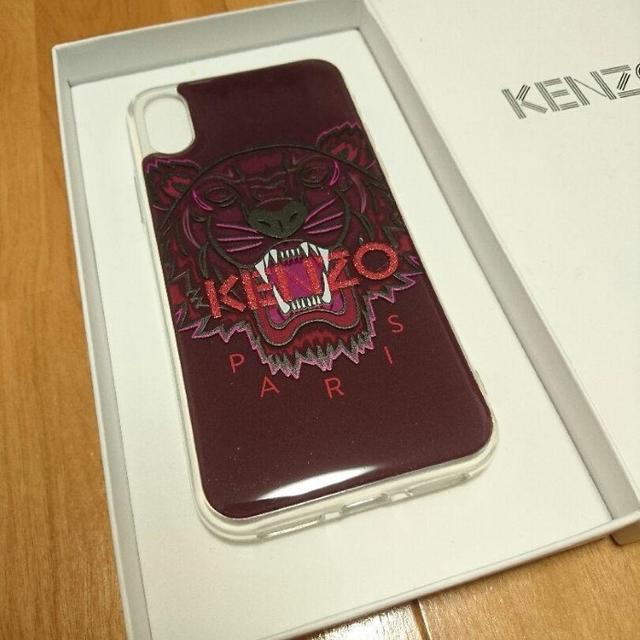 KENZO(ケンゾー)の◆新品◆ 【ケンゾー】iPhone XS/Xケース　バーガンディ スマホ/家電/カメラのスマホアクセサリー(iPhoneケース)の商品写真