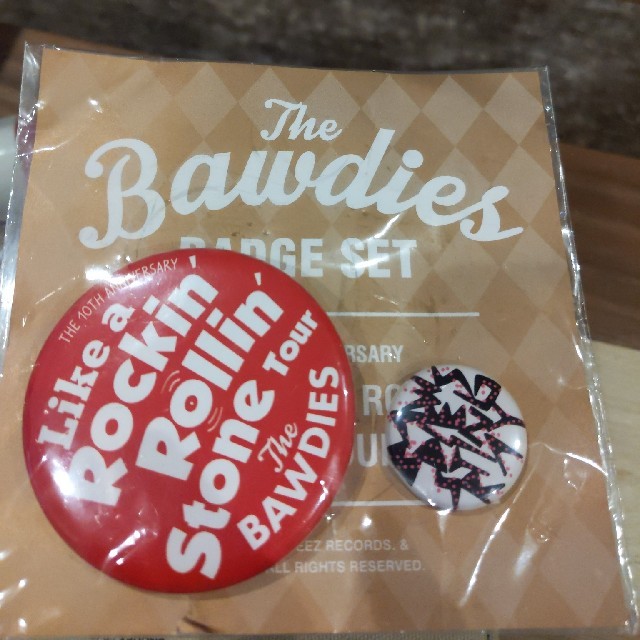 The Bawdies2014年ツアーバッジ エンタメ/ホビーのタレントグッズ(ミュージシャン)の商品写真