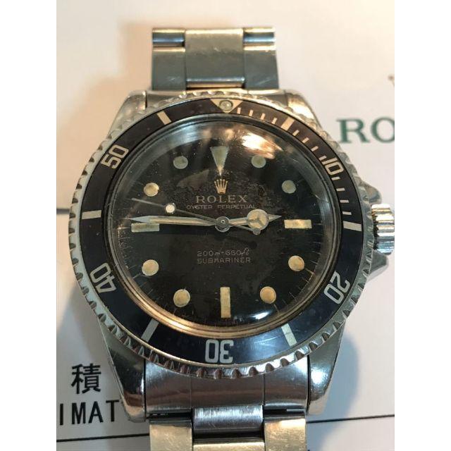 5513 rolex サブマリーナ アンティーク 見積の通販 by arthur8's shop