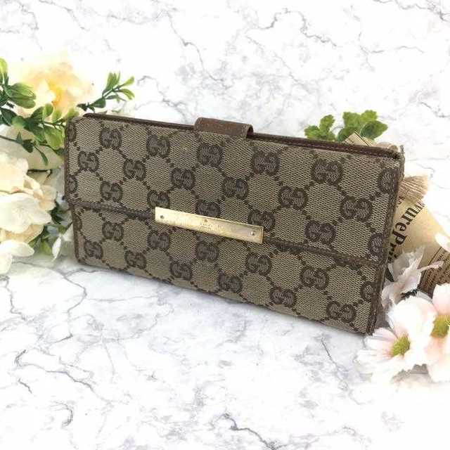 gmt マスター 2 赤黒 | Gucci - ❤セール❤ GUCCI グッチ 長財布 シグネチャー レザー ブラウンの通販 by 即購入歓迎shop