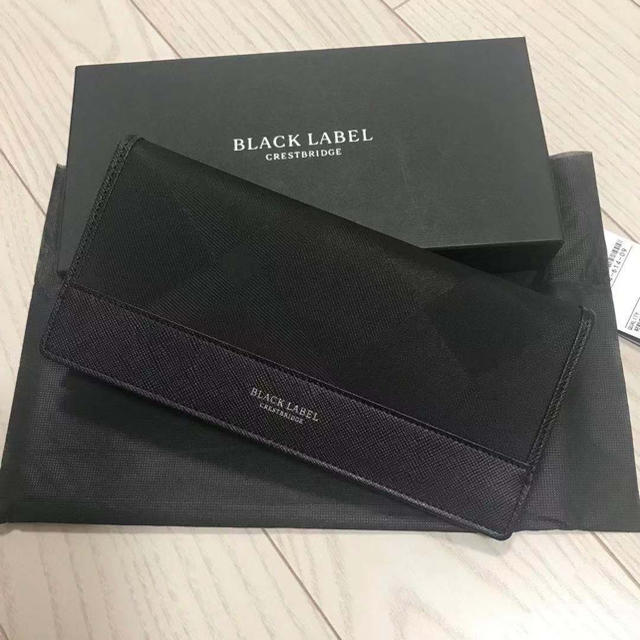 BLACK LABEL CRESTBRIDGE(ブラックレーベルクレストブリッジ)の新品　ブラック　レーベル　クレストブリッジ　長財布 メンズのファッション小物(長財布)の商品写真