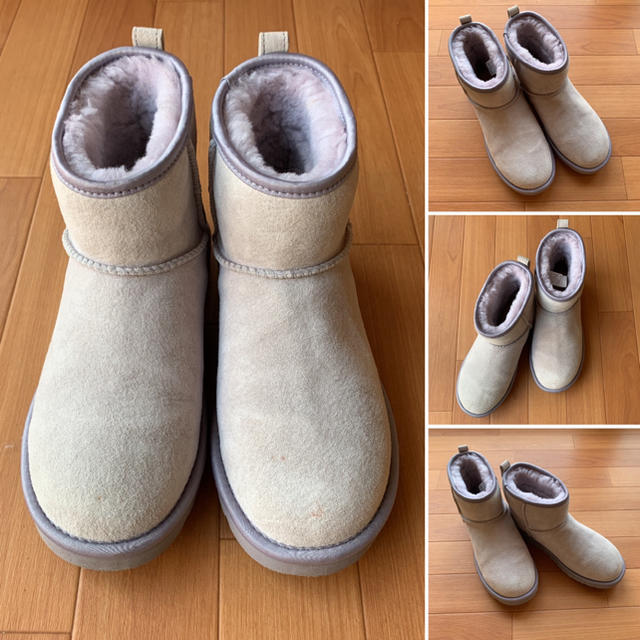 UGG(アグ)のアグ クラシック ミニ クリスタルボウ 24cm ムートン ブーツ A130 レディースの靴/シューズ(ブーツ)の商品写真