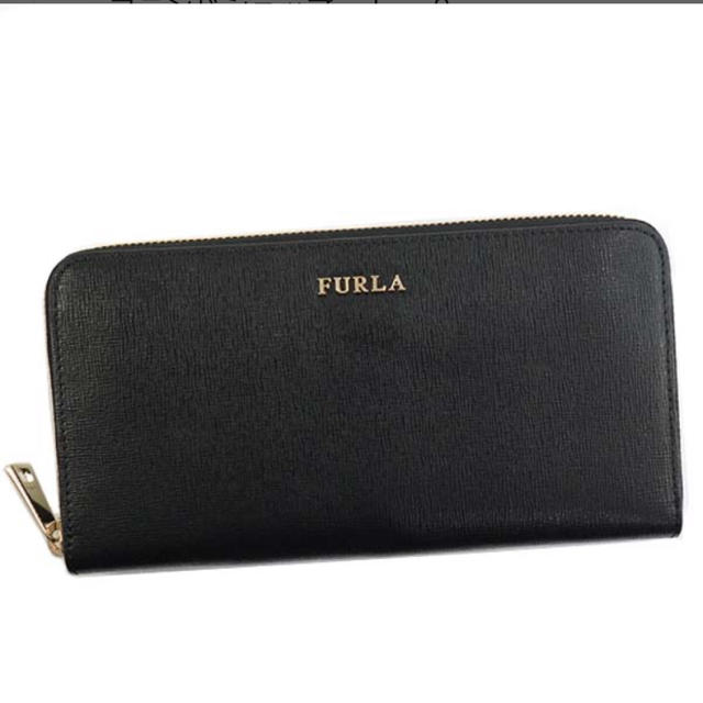 FURLA 長財布　レザー　黒　新品未使用