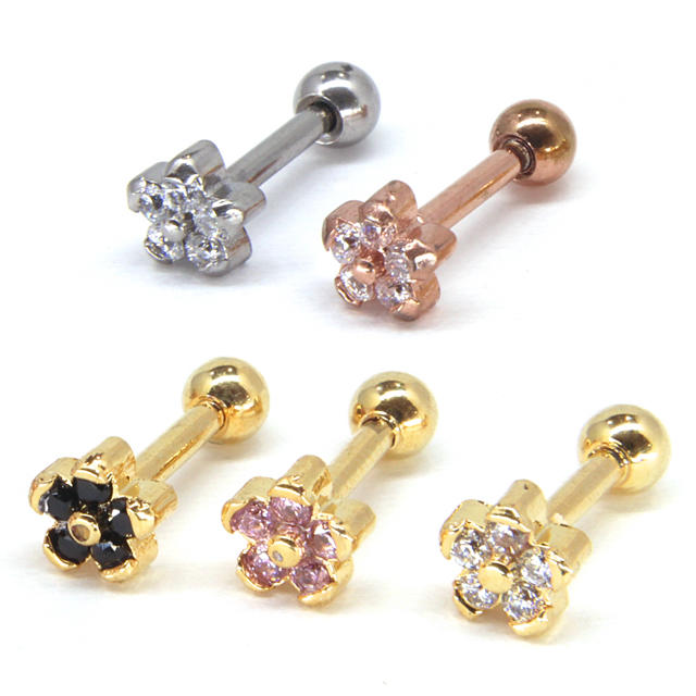 ボディピアス 花 ハワイアンジュエリー キャッチ おしゃれ 軟骨ピアス ボディピアス 花 ハワイアンジュエリー キャッチ おしゃれ 軟骨ピアス