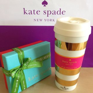 ケイトスペードニューヨーク(kate spade new york)のks♠︎タンブラー gold 未発売(グラス/カップ)