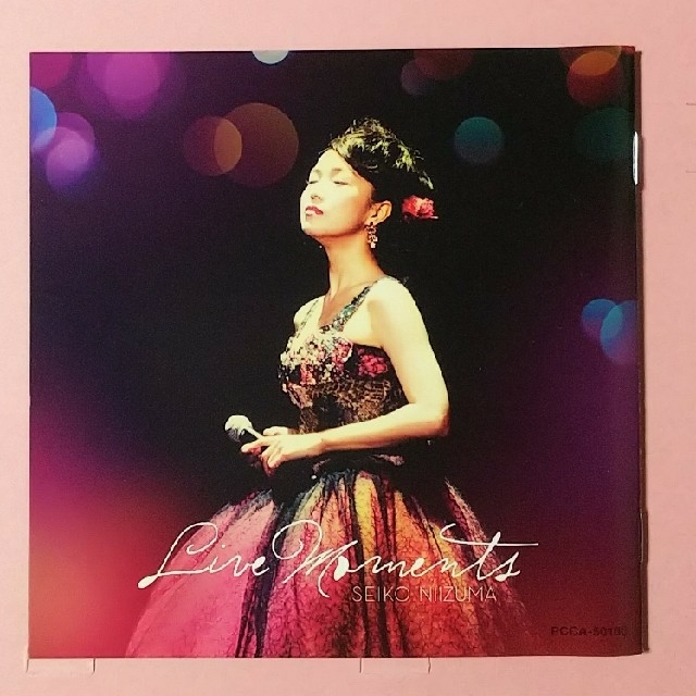 LIVE MOMENTS 新妻聖子  ２枚組 CD エンタメ/ホビーのCD(ポップス/ロック(邦楽))の商品写真