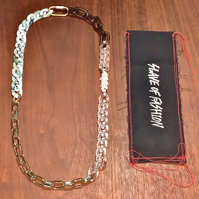 櫻遊志　即完売品　チェーンネックレス　slave chain necklace