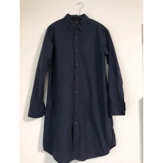 グースィー(goocy)のシャツワンピース ロングシャツ(ひざ丈ワンピース)