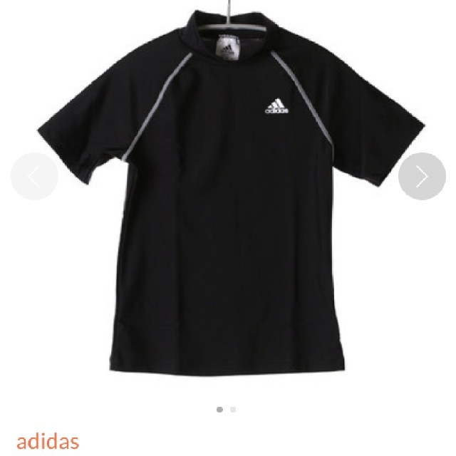 adidas(アディダス)のアディダス adidas ジュニア 半袖ラッシュガード　130cm キッズ/ベビー/マタニティのキッズ服男の子用(90cm~)(水着)の商品写真