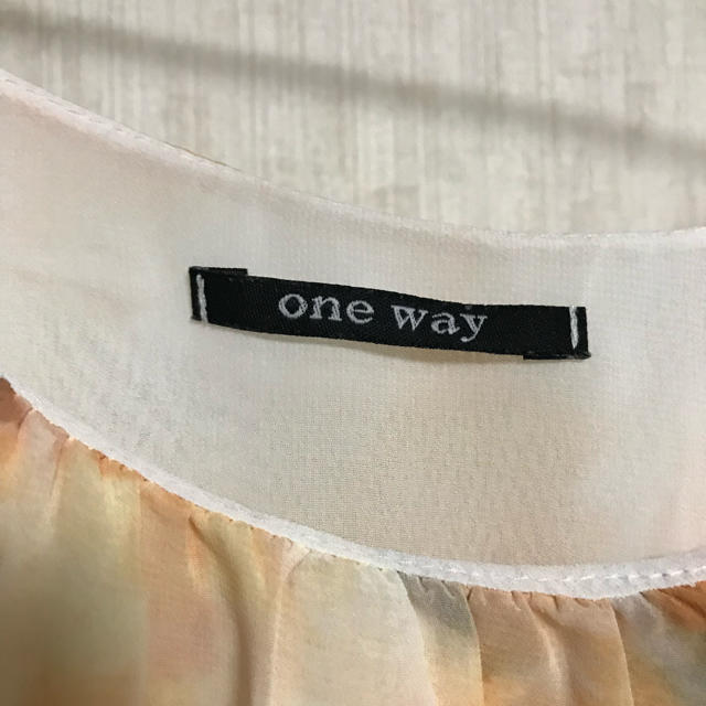 one*way(ワンウェイ)の花柄 シフォン キャミソール one way ワンウェイ レディースのトップス(キャミソール)の商品写真