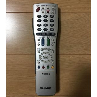 シャープ(SHARP)のGA661WJSAシャープ AQUOS テレビリモコン(その他)