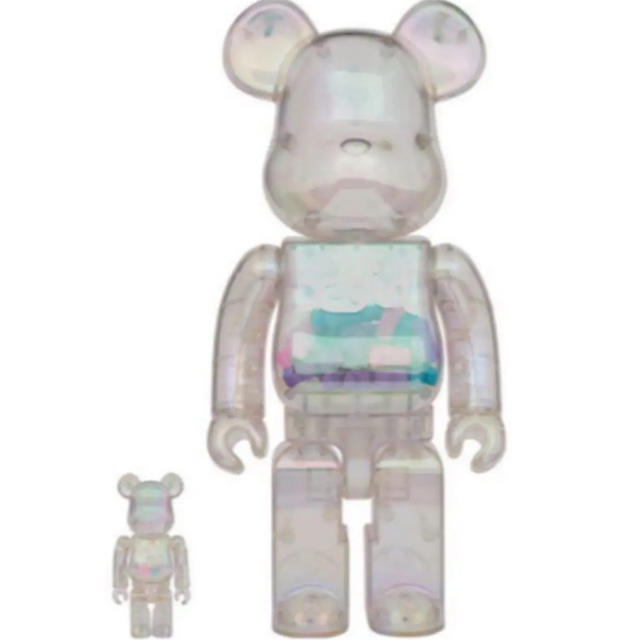 X-girl(エックスガール)の【新品、未開封】X-girl × BE@RBRICK 100%&400% エンタメ/ホビーのおもちゃ/ぬいぐるみ(キャラクターグッズ)の商品写真