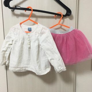 ベビーギャップ(babyGAP)の長袖のお洋服とチュールスカート (スカート)