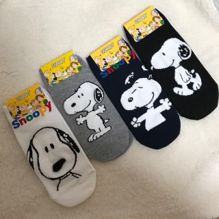 スヌーピー(SNOOPY)のスヌーピー 靴下　4足セット(ソックス)