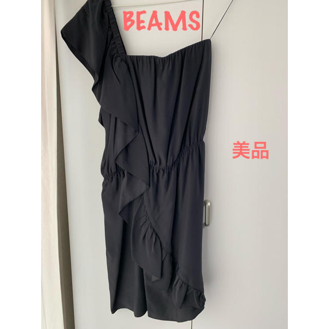 BEAMS ワンピースドレス 黒 S-Ｍ