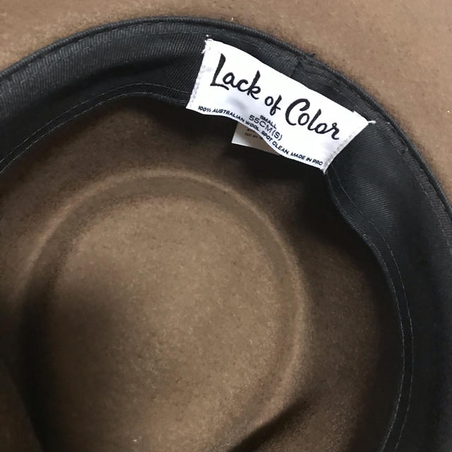 ALEXIA STAM(アリシアスタン)のlack of color hat ブラウン レディースの帽子(ハット)の商品写真
