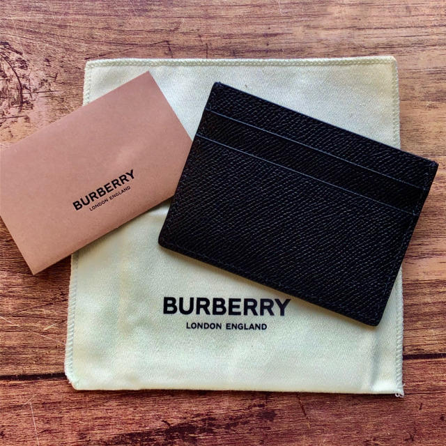 BURBERRY - 新品 バーバリー カードケース ブラック sandon カード