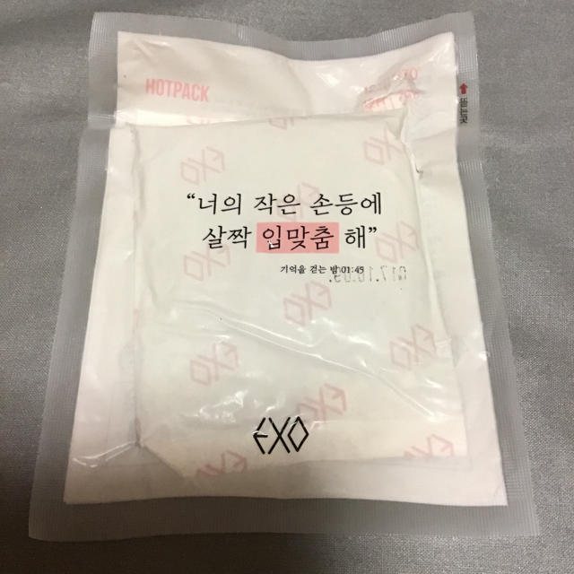 EXO(エクソ)のEXOチャニョル カップホルダー  カイロ エンタメ/ホビーのCD(K-POP/アジア)の商品写真