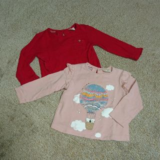 ザラキッズ(ZARA KIDS)の【もいさん専用】ZARAbaby☆80サイズ２枚(Ｔシャツ)