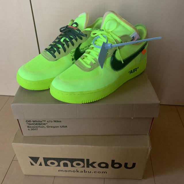 NIKE - Off White☆Nike☆Air Force 1☆volt☆28cmモノカブの通販 by s