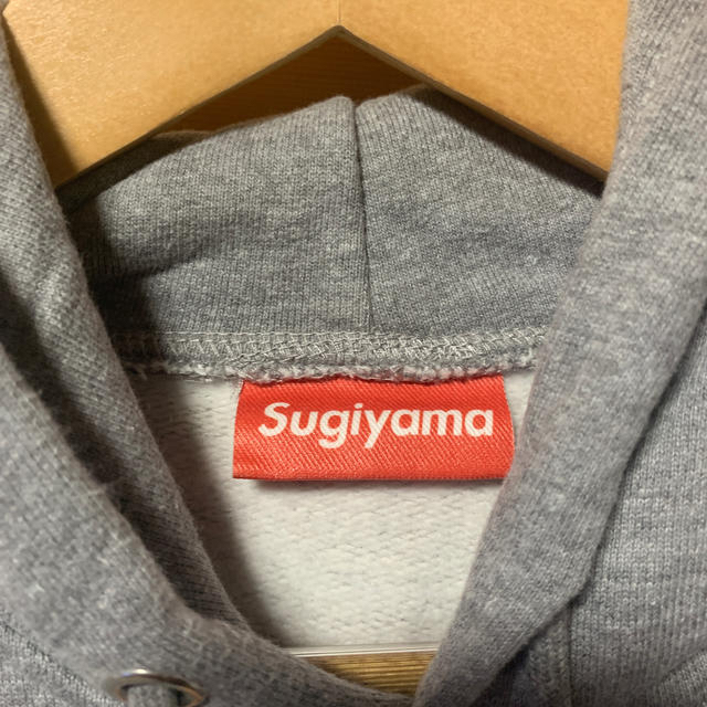 トップスsugiyama boxロゴ　パーカー、sugiyama Tシャツ