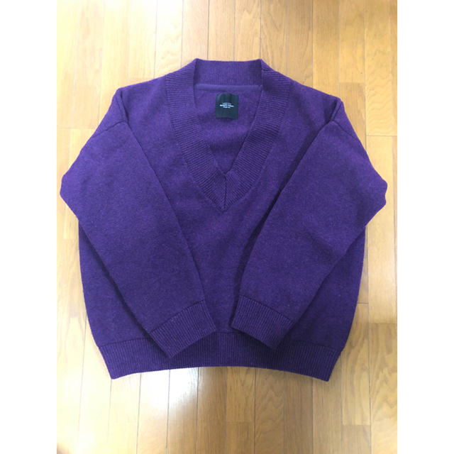 UNUSED(アンユーズド)のUNUSED V NECK Zip Knit アンユーズド Vネックニット メンズのトップス(ニット/セーター)の商品写真