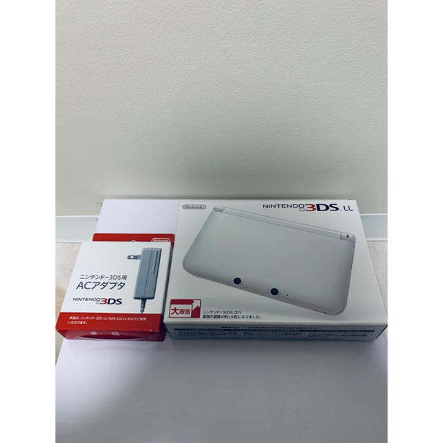 New NINTENDO 3DS LL 本体 美品 純正ACアダプターセット