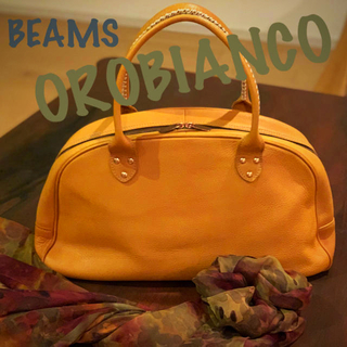 オロビアンコ(Orobianco)の♡OROBIANCO♡ 肩掛け可能・ボストンバッグ♡ブライトキャメル♡美品です！(ボストンバッグ)