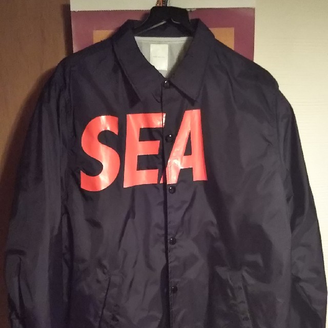 wind and sea コーチジャケット 黒 M-