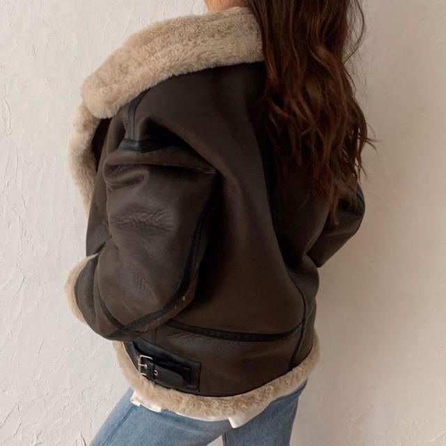 ALEXIA STAM - LIBJOIE Eco mouton jacketの通販 by meme|アリシア