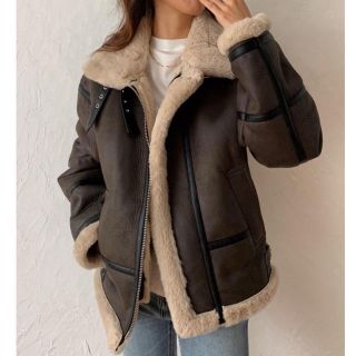 アリシアスタン(ALEXIA STAM)のLIBJOIE  Eco mouton jacket(ムートンコート)