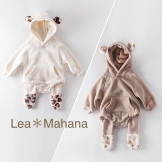 ear leopard rompers(ロンパース)