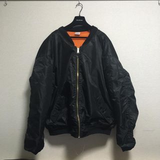 BALENCIAGA バレンシアガ 15AW MA-1 BOMBER JACKET 変形フライトボンバージャケット ブラック 370328 TMF08