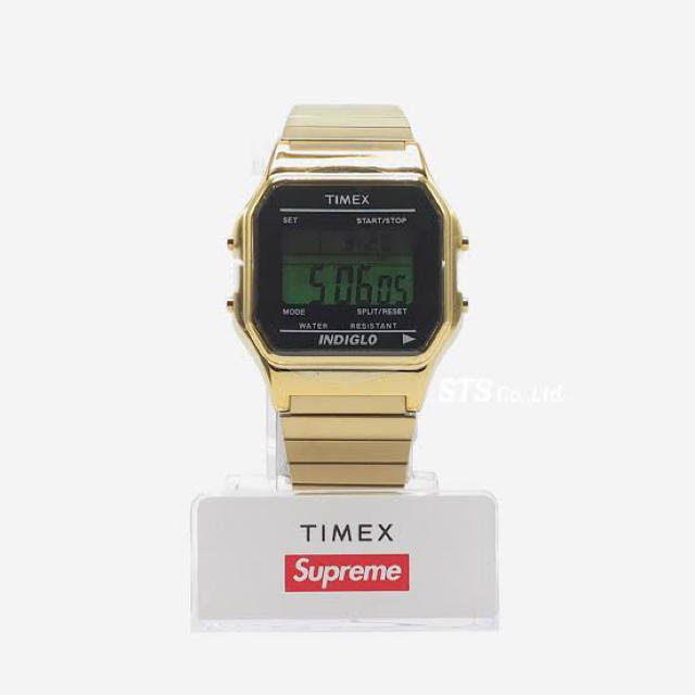 supreme  timex ゴールドメンズ