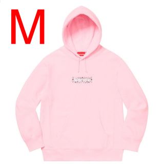 シュプリーム(Supreme)の【Mサイズ】送料無料 シュプリーム バンダナ ボックスロゴ フーディー ピンク(パーカー)