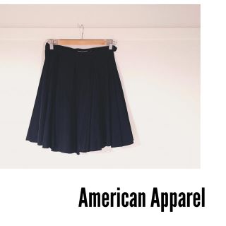 アメリカンアパレル(American Apparel)のアメアパ  黒ミニスカート(ミニスカート)