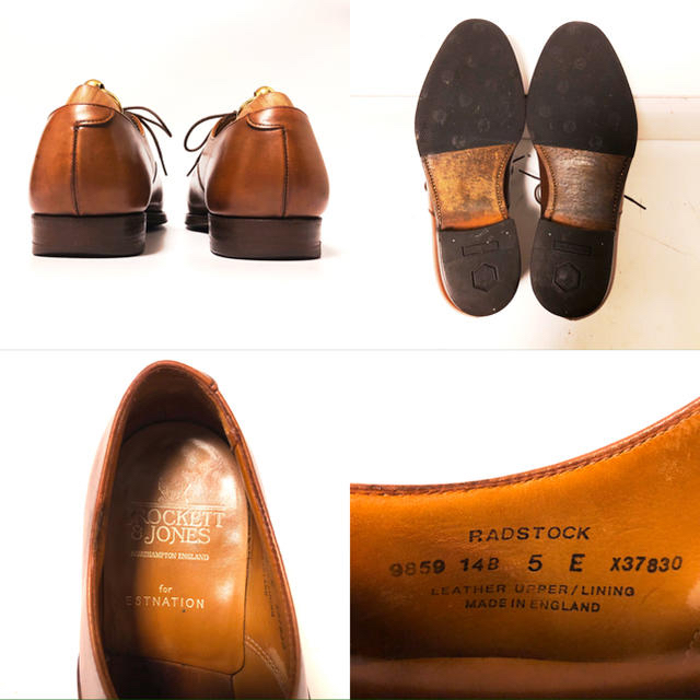 Crockett&Jones(クロケットアンドジョーンズ)の159.CROCKETT&JONES RADSTOCK ラッドストック　5E メンズの靴/シューズ(ドレス/ビジネス)の商品写真