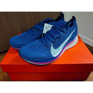 ナイキ(NIKE)の希少 vapor zoom fly 4% ブルー 26.5 US8.5(その他)