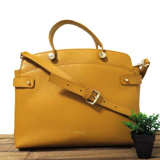 FURLA - 美品 フルラ FURLA アガタ レザー 2WAY ショルダー バッグ