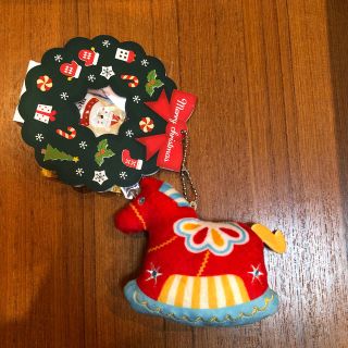 カルディ(KALDI)のカルディ  クリスマス マスコット 木馬(ぬいぐるみ)