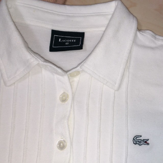 LACOSTE(ラコステ)のラコステ♡白ポロシャツ♡ レディースのトップス(ポロシャツ)の商品写真