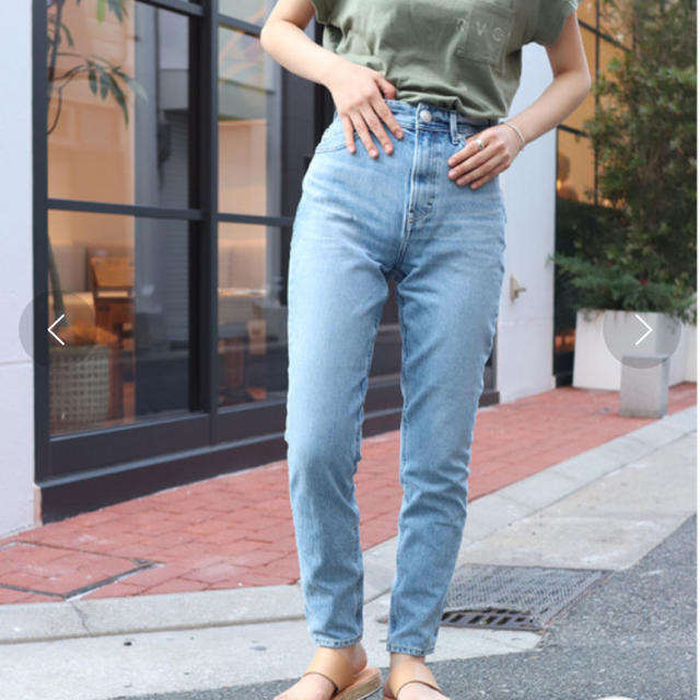 定番キャンバス 新品 ヤヌーク 定番 RUTH スリムテーパード デニム