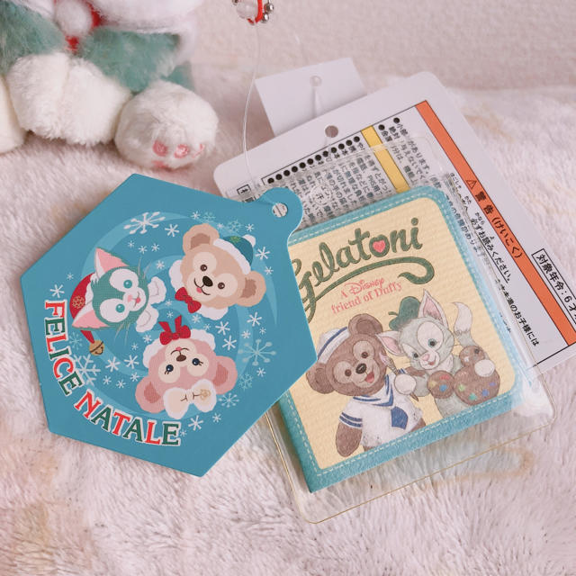 Disney(ディズニー)の新品ジェラトーニ ぬいぐるみストラップ クリスマス 2014 エンタメ/ホビーのおもちゃ/ぬいぐるみ(ぬいぐるみ)の商品写真